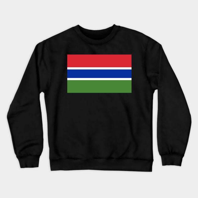 Gambia Crewneck Sweatshirt by Wickedcartoons